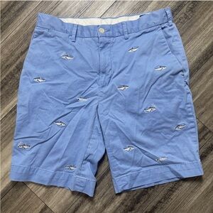 Polo Ralph Lauren Men’s Chino Shorts Embroidered Print Size 32 Classic Fit